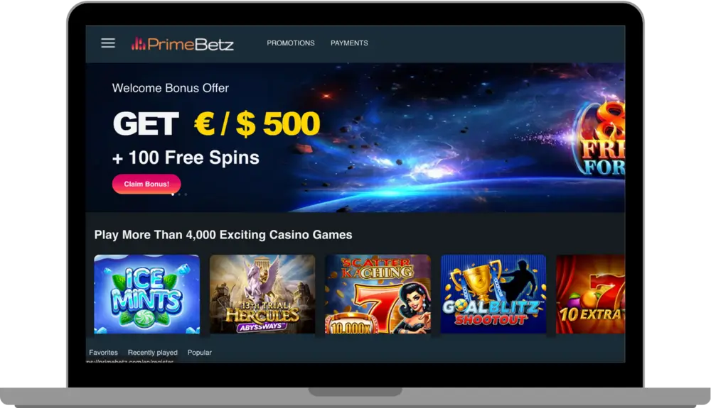 Αξιολόγηση PrimeBetz Casino.