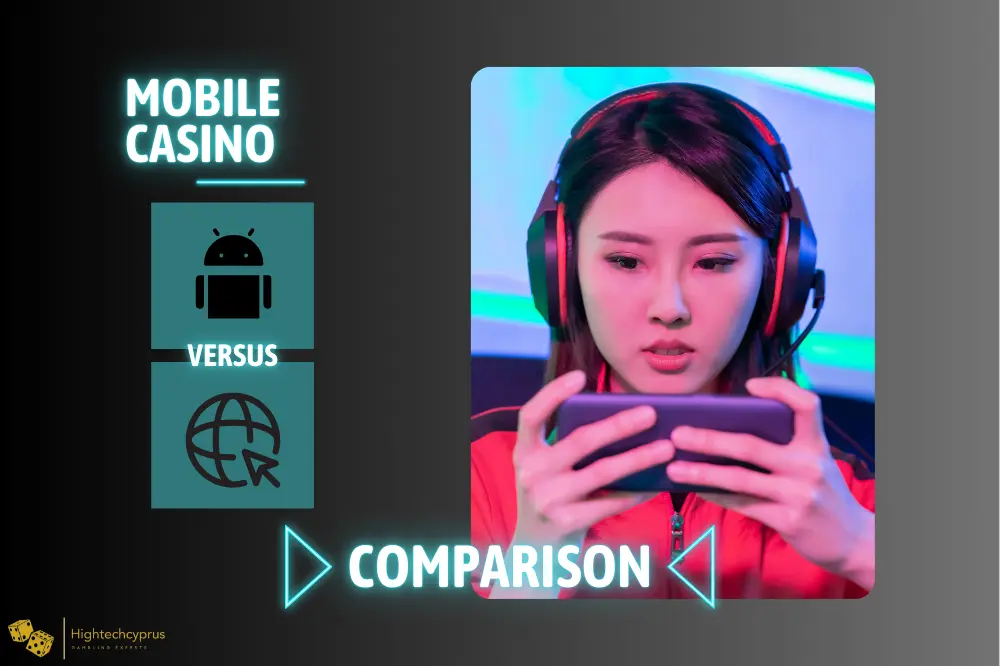 Comparison of mobile casinos apps versus browser versions.