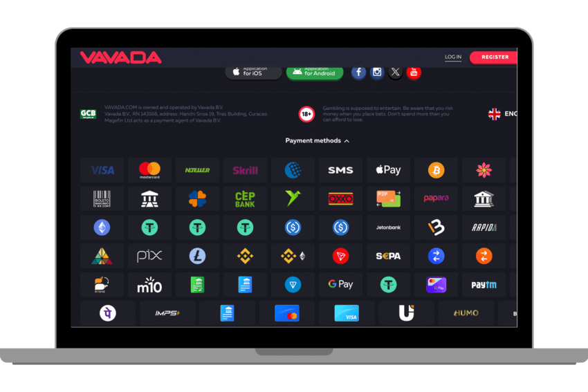 All Vavada Casino Payment Methods.